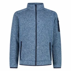 Uomo CMP Pile^Giacca in Pile da uomo in knit-tech mélange