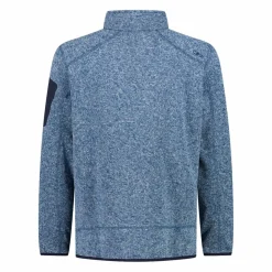 Uomo CMP Pile^Giacca in Pile da uomo in knit-tech mélange