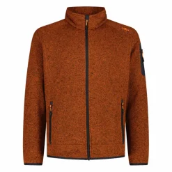 Uomo CMP Pile^Giacca in Pile da uomo in knit-tech mélange