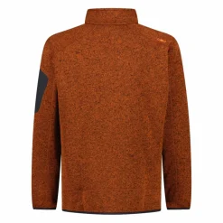 Uomo CMP Pile^Giacca in Pile da uomo in knit-tech mélange