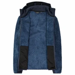 Uomo CMP Pile^Giacca in pile Highloft da uomo con cappuccio Unlimitech