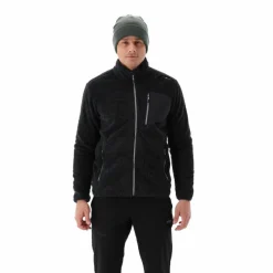 Uomo CMP Pile^Giacca in pile HighLoft da uomo con tasca termoapplicata melange