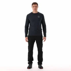 Uomo CMP Pile^Giacca in pile HighLoft da uomo con tasca termoapplicata melange