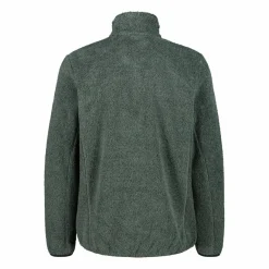 Uomo CMP Pile^Giacca in pile HighLoft da uomo con tasca termoapplicata melange