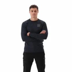 Uomo CMP Pile^Giacca in pile HighLoft da uomo con tasca termoapplicata melange