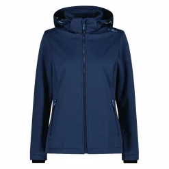 Donna CMP Giacche Trekking|Giacche Softshell^Giacca in softshell da donna con cappuccio staccabile