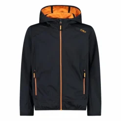 Bambino CMP Giacche E Piumini^Giacca in softshell leggero da bambino con cappuccio fisso
