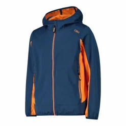 Bambino CMP Giacche E Piumini^Giacca in softshell leggero da bambino con cappuccio fisso