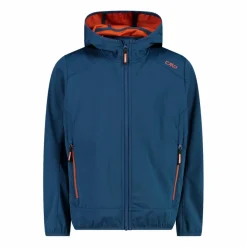 Bambino CMP Giacche E Piumini^Giacca in softshell leggero da bambino con cappuccio fisso