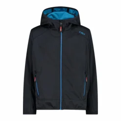 Bambino CMP Giacche E Piumini^Giacca in softshell leggero da bambino con cappuccio fisso