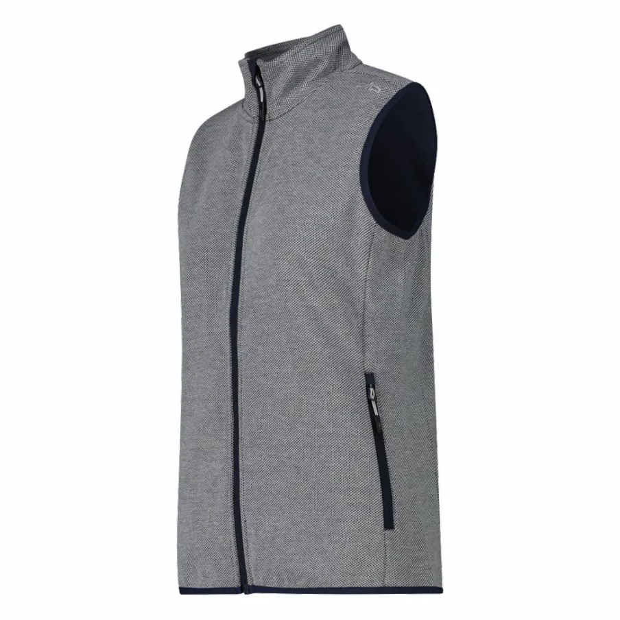 Donna CMP Pile^Gilet in Knit-Tech con cappuccio da Donna