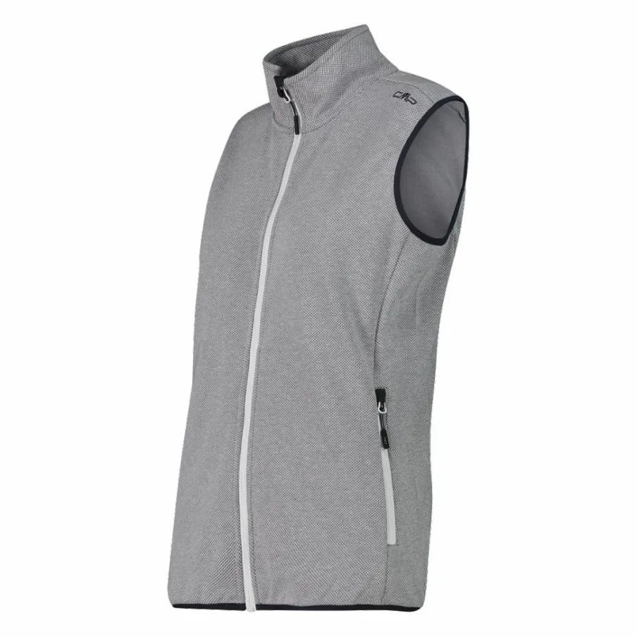 Donna CMP Pile^Gilet in Knit-Tech con cappuccio da Donna