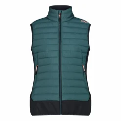 Donna CMP Gilet E Smanicati|Giacche Trekking^Gilet smanicato ibrido da donna imbottito con PrimaLoft Black Thermoplume Unlimitech