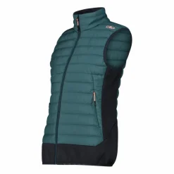 Donna CMP Gilet E Smanicati|Giacche Trekking^Gilet smanicato ibrido da donna imbottito con PrimaLoft Black Thermoplume Unlimitech