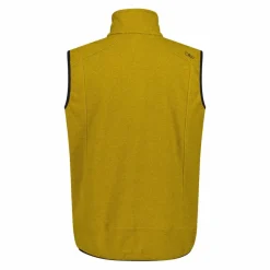 Uomo CMP Pile^Gilet smanicato in pile da uomo in Knit-tech con tasca termoapplicata