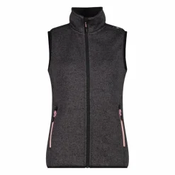 Donna CMP Pile^Gilet smanicato in pile da donna in knit-tech