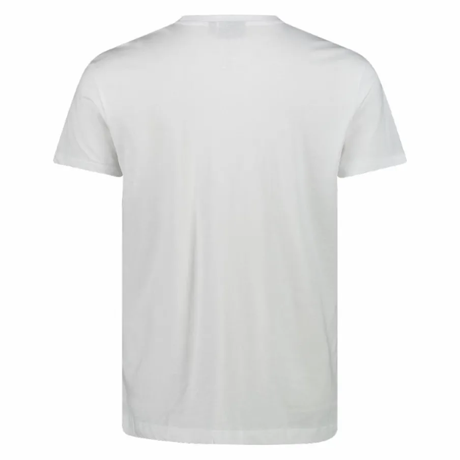 Uomo CMP Polo E T-Shirt^Maglia a maniche corte da uomo in cotone elasticizzato con logo
