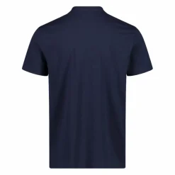 Uomo CMP Polo E T-Shirt^Maglia a maniche corte da uomo in cotone elasticizzato con logo