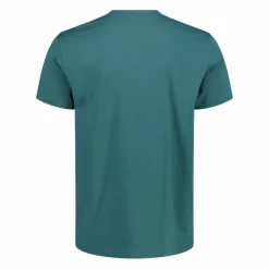 Uomo CMP Polo E T-Shirt^Maglia a maniche corte da uomo in cotone elasticizzato con logo