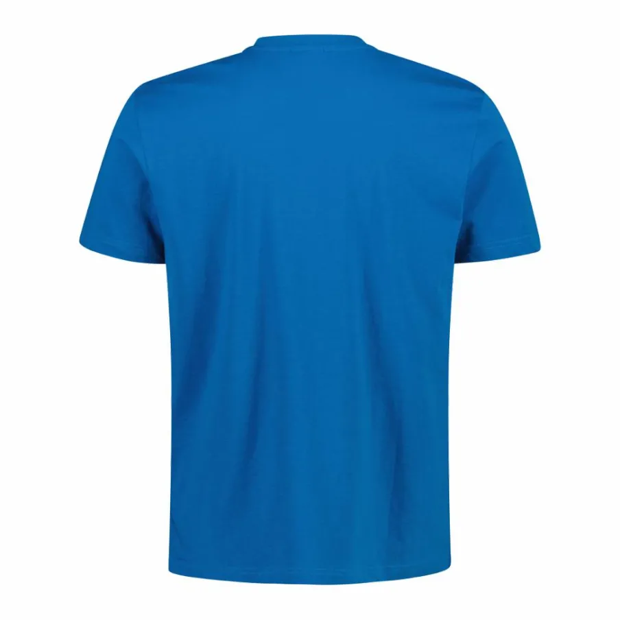 Uomo CMP Polo E T-Shirt^Maglia a maniche corte da uomo in cotone elasticizzato con logo