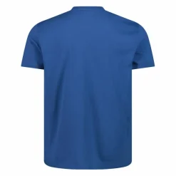 Uomo CMP Polo E T-Shirt^Maglia a maniche corte da uomo in cotone elasticizzato con logo
