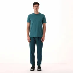 Uomo CMP Polo E T-Shirt^Maglia a maniche corte da uomo in cotone elasticizzato con logo