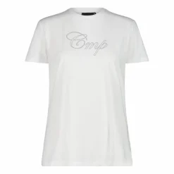 Donna CMP Polo E T-Shirt^Maglia a maniche corte da donna in cotone elasticizzato con logo