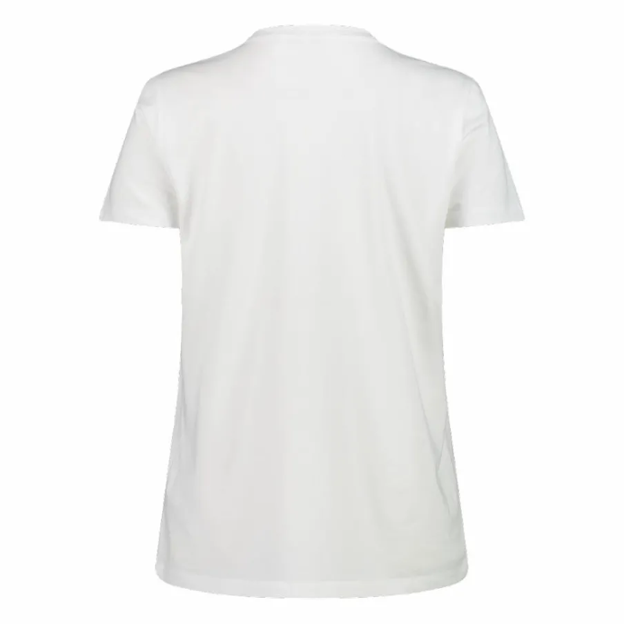 Donna CMP Polo E T-Shirt^Maglia a maniche corte da donna in cotone elasticizzato con logo