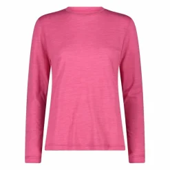 Donna CMP Polo E T-Shirt^Maglia a maniche lunghe da donna con Performance Merino Unlimitech