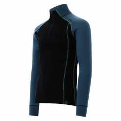 Uomo CMP Pile^Maglia termica a maniche lunghe in merino con mezza zip da uomo Unlimitech