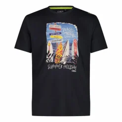 Uomo CMP Polo E T-Shirt^Maglietta cotone stampa tropicale