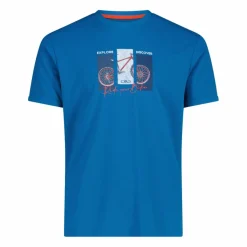 Uomo CMP Polo E T-Shirt^Maglietta piquet stampa adventure