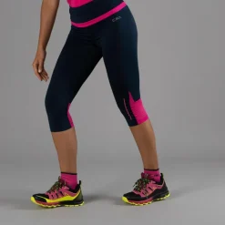 Donna CMP Pantaloni Running E Ciclismo|Pantaloni Trekking^Pantalone 3/4 da donna in poliestere 4-way stretch.
