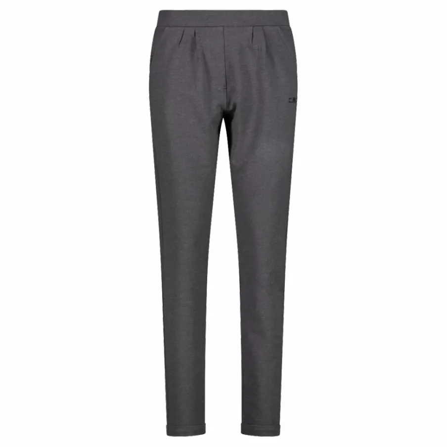 Donna CMP Pantaloni Tuta^Pantalone da donna in felpa elasticizzato melange
