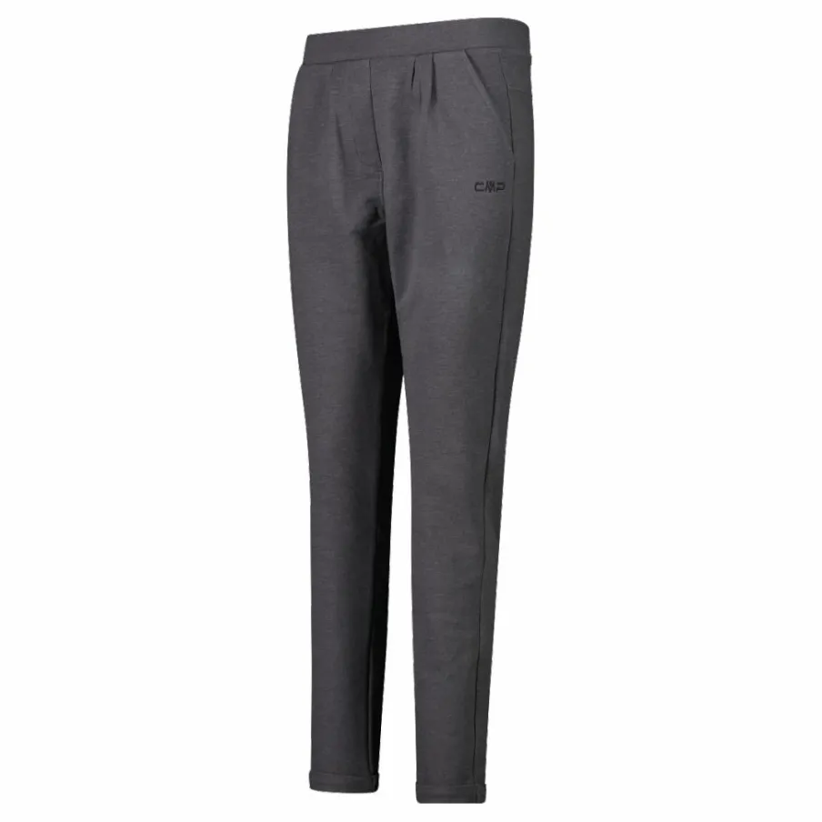 Donna CMP Pantaloni Tuta^Pantalone da donna in felpa elasticizzato melange