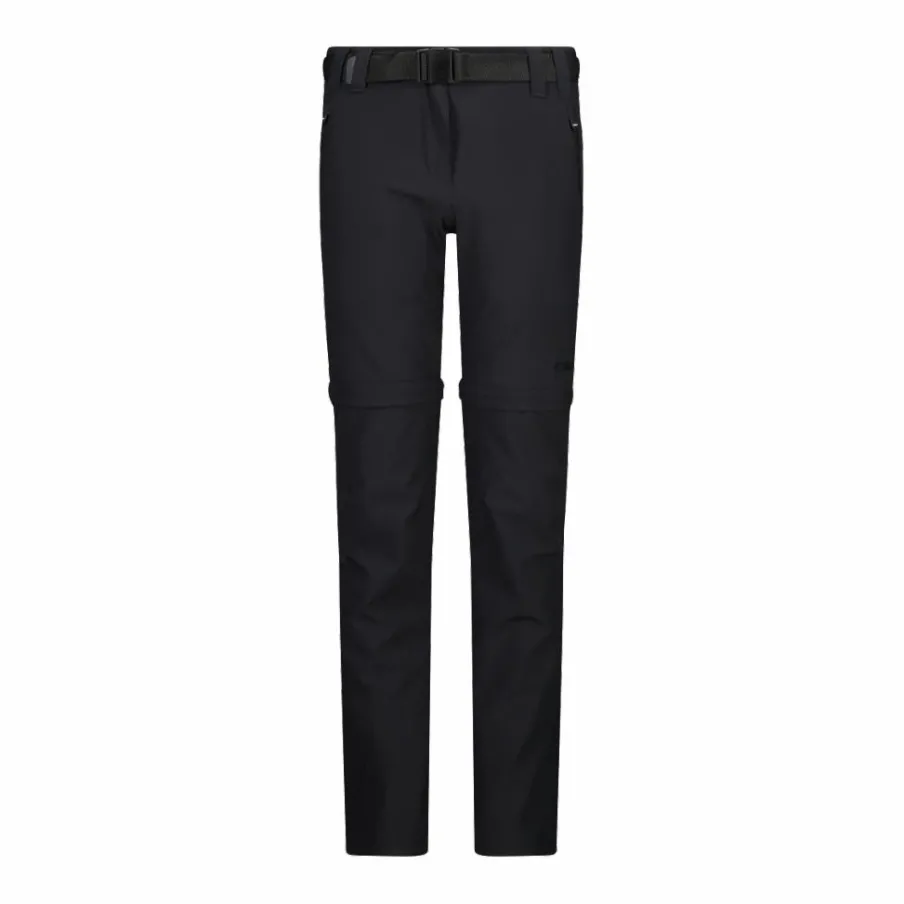 CMP Pantaloni Tecnici^Pantaloni da bambina zip-off tessuto elasticizzato
