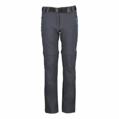CMP Pantaloni Tecnici^Pantaloni da bambina zip-off tessuto elasticizzato