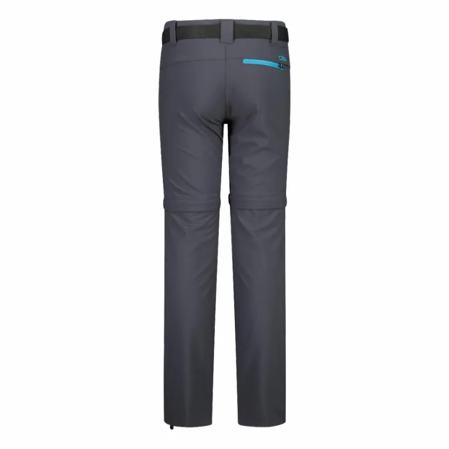 CMP Pantaloni Tecnici^Pantaloni da bambina zip-off tessuto elasticizzato