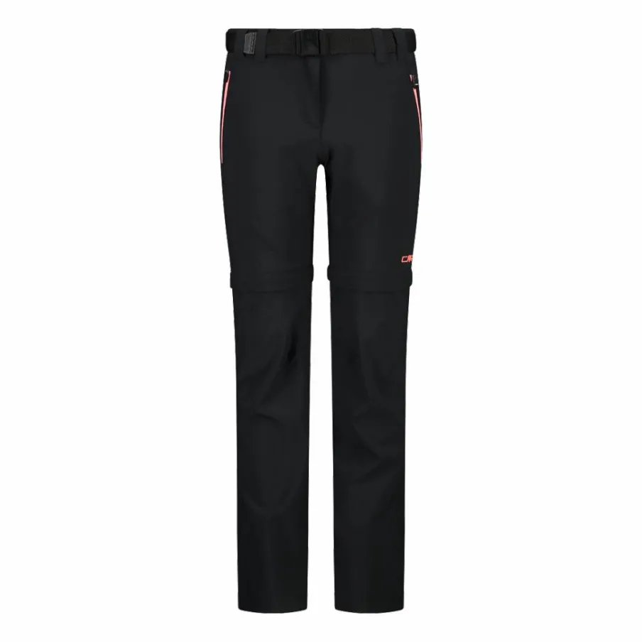 CMP Pantaloni Tecnici^Pantaloni da bambina zip-off tessuto elasticizzato