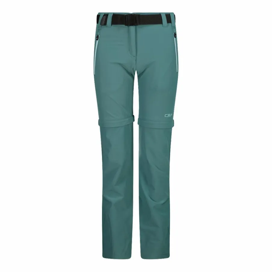 CMP Pantaloni Tecnici^Pantaloni da bambina zip-off tessuto elasticizzato