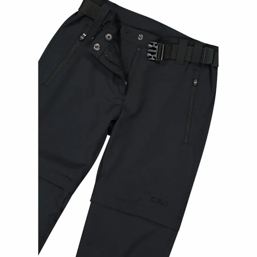 CMP Pantaloni Tecnici^Pantaloni da bambina zip-off tessuto elasticizzato