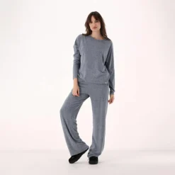 Donna CMP Pantaloni Tuta^Pantaloni lunghi da donna in tessuto jersey mélange