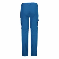 Bambino CMP Pantaloni Tecnici^Pantaloni zip off cargo con tasconi laterali stretch da bambino
