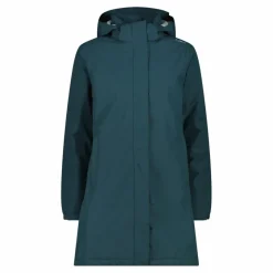 Donna CMP Giacche Imbottite E Piumini|Gusci E Giacche Impermeabili^Parka impermeabile da donna in ripstop con cappuccio staccabile