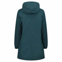 Donna CMP Giacche Imbottite E Piumini|Gusci E Giacche Impermeabili^Parka impermeabile da donna in ripstop con cappuccio staccabile