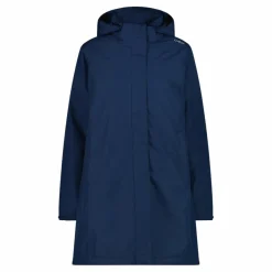 Donna CMP Giacche Imbottite E Piumini|Gusci E Giacche Impermeabili^Parka impermeabile da donna in ripstop con cappuccio staccabile