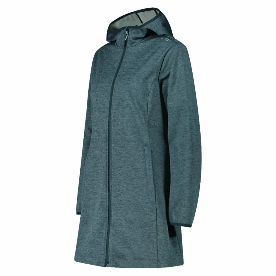 Donna CMP Giacche Softshell|Giacche Trekking^Parka in softshell da donna con cappuccio melange