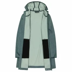 Donna CMP Giacche Softshell|Giacche Trekking^Parka in softshell da donna con cappuccio melange