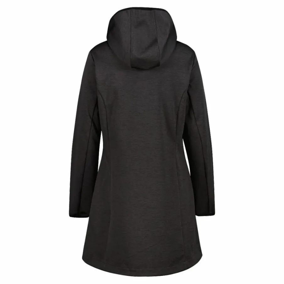 Donna CMP Giacche Softshell|Giacche Trekking^Parka in softshell da donna con cappuccio melange