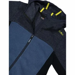 Bambino CMP Pile E Felpe^Pile con zip da bambino in knit tech con cappuccio